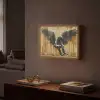 Graffiti - Kunst - Vleugels - Street art - Banksy Style Light Box met batterij (Wandlamp) middel -sfeer1