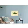 Vis - Blauw - Stippen - Schubben Muursticker klein -plant