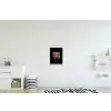 Schotse hooglander als graffiti art textielposter latten blank klein -kinderkamer