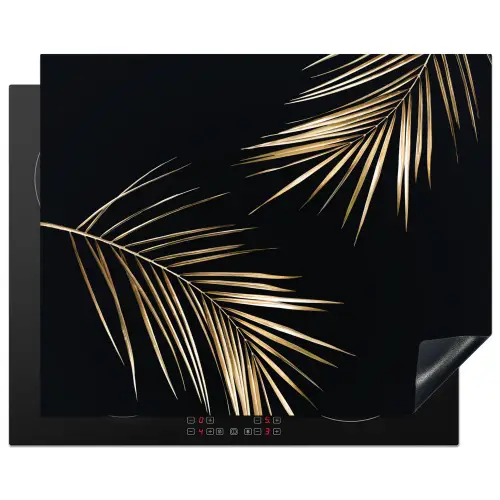 Gouden Elegantie van de Tropen Inductie beschermer vinyl 3mm groot -3d