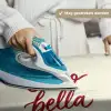 Ciao bella - Rood - Wit - Minimalistisch Wandkleed katoen klein -sfeer9