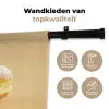 Donut - Romig - Poedersuiker - Beige Wandkleed katoen klein -sfeer2