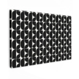 Modern - Geometrisch - Zwart canvas 2cm klein 34 -z3d