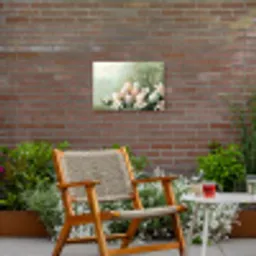 Paaseieren - Pasteltinten - Bloemen Tuinposter op houten frame 2 cm dik klein -sfeer3