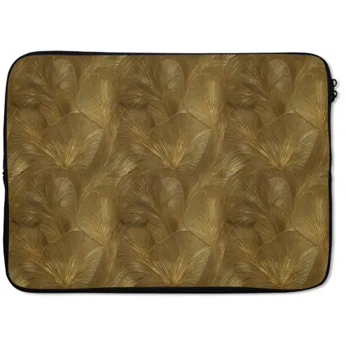 Organisch - Lijnen - Goud laptophoes neopreen klein 279 -zkaufland3dotto