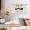 Kerst - Quotes - Feliz navidad - Kerstmis - Feestdagen Wandkleed katoen klein -sfeer1