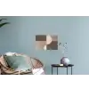 Raster - Halve cirkels - Contrast Muursticker klein -plant