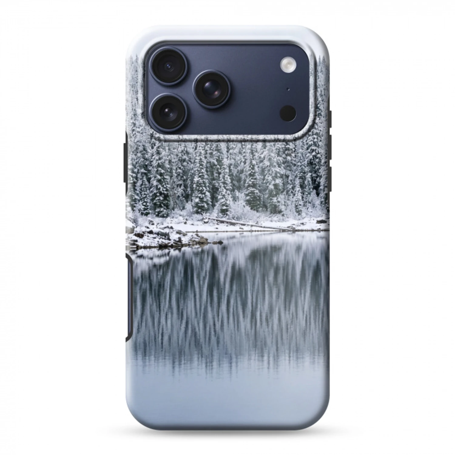 Bos - Reflectie - Meer - Winter - Serene Toughcase MagSafe Apple iPhone 17 Pro Max klein -3d
