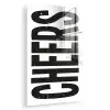 Retro - Cheers - Zwart - Decoratie plexiglas 5mm klein -zzzproduct_nieuw