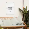 Spreuken - Alles is liefde - Quotes - Bløf tuinposter los doek klein -sfeer7