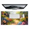 Natuur - Landschap - Bloemen - Kleurrijk Muismat XXL klein -3d