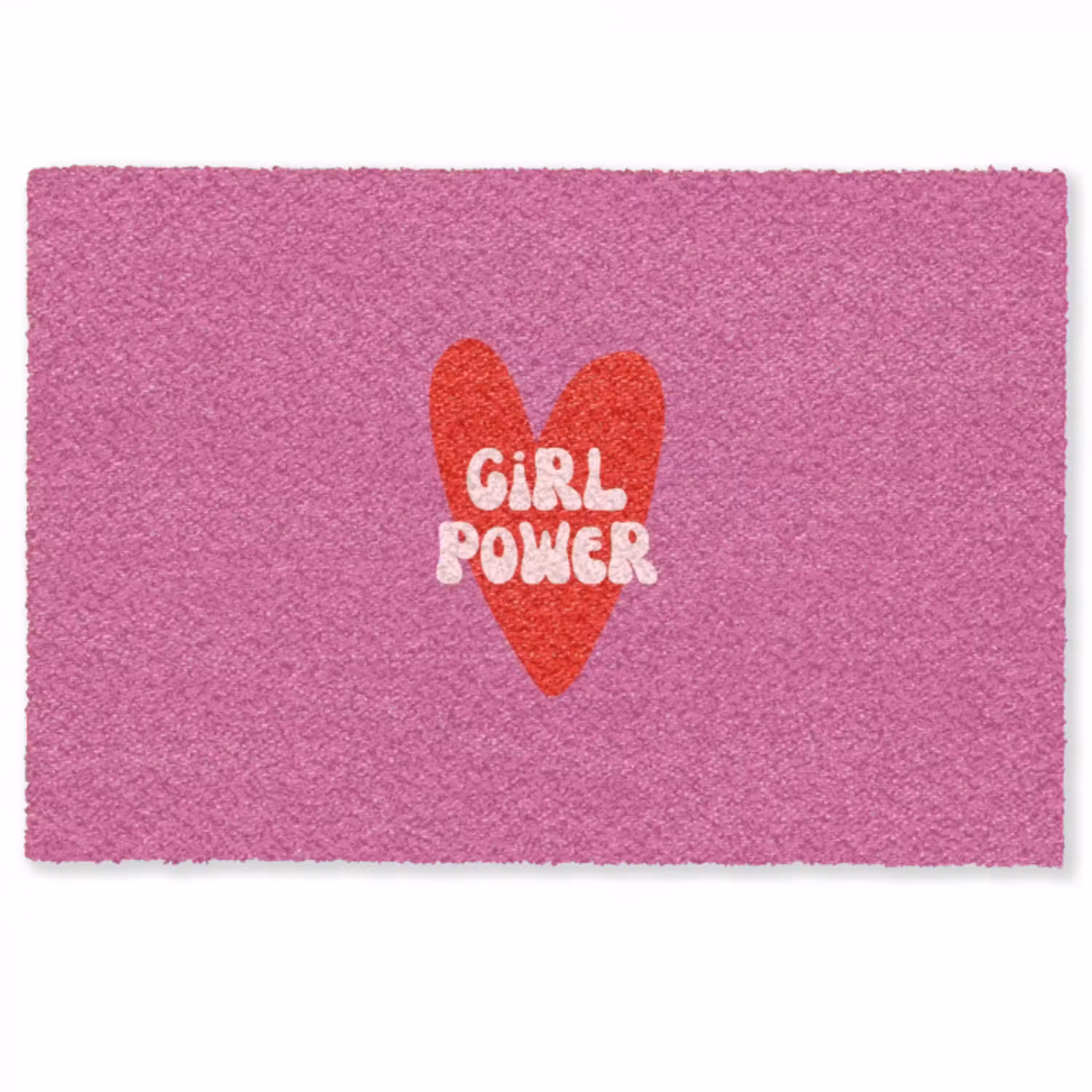 Girl power - Hart - Roze - Rood Deurmat klein -zkaufland3d