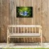Jungle - Waterval - Australië - Planten - Natuur Tuinposter op houten frame 2 cm dik klein -sfeer4