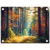 Bos - Zon - Natuur - Herfst tuinposter los doek klein -3d