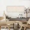 Beige - Geometrie - Patronen - Abstract canvas 2cm klein 828 -sfeer6
