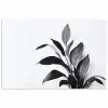 Plant - Bladeren - Minimalistisch - Zwart poster papier klein -3d