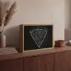 Pizzapunt - Toppings - Krijttekening Light Box met batterij (Wandlamp) middel -sfeer2