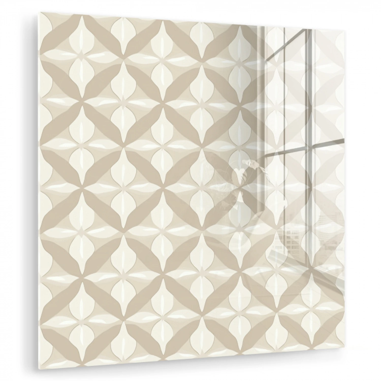 Patroon - Klassiek - Beige plexiglas 5mm klein 11 -zzzproduct_nieuw
