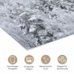 Bos - Sneeuw - Winter - Natuur - Wit poster papier klein -tcloseup_DE