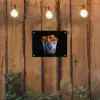 Kip - Bucket - Delfts blauw - Lekker tuinposter los doek klein -sfeer1