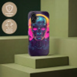 Palmbomen - Hoofd - Metallic - Zonsondergang Toughcase MagSafe Apple iPhone 17 klein -USP_PrintM_DE