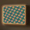 Groen - Disco - Patroon Light Box met batterij (Wandlamp) middel 907 -z3d_website