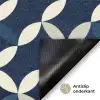 Abstract - Patroon - Blauw Deurmat klein 898 -antislip_NL