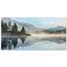 Meer - Mist - Bergen - Landschap Balkonbeschermer Duitsland klein -zz_3d
