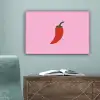 Peper - Rood - Illustratie canvas 2cm klein -sfeer4