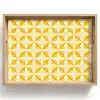 Patroon - Retro - Geel Dienblad Rechthoek middel 911 -z3d_shopping