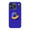 Meloen - Blauw - Oranje - Kunstzinnig Telefoonhoesje iPhone 17 Pro klein -3d