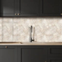Lichtbeige - Goudbruine Nerven - Marmer keuken achterwand 2 middel 871 -sfeer1
