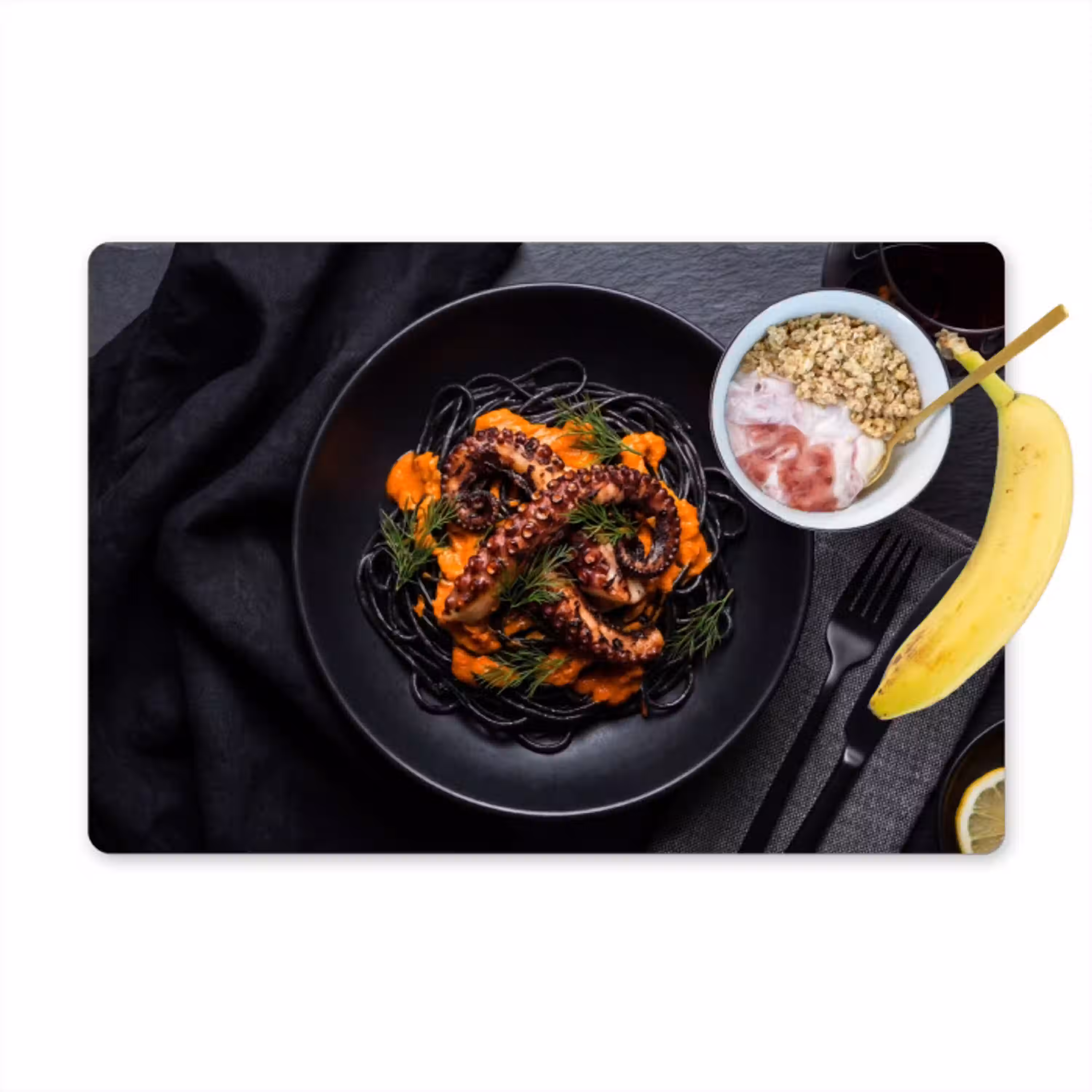 Eten - Octopus - Modern Placemat vinyl groot -zzzproduct_Kitchenyeah-website