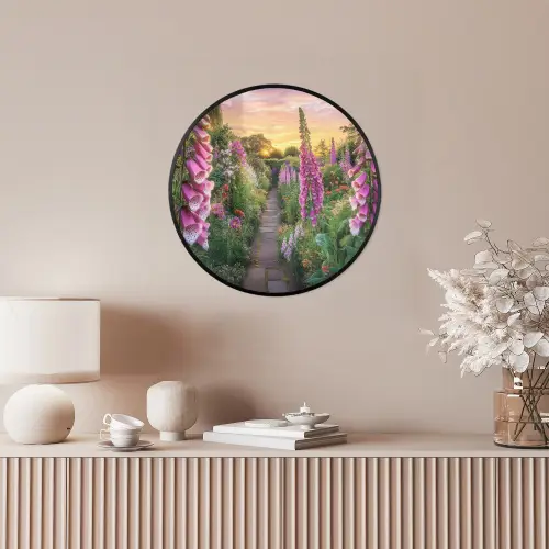 Vingerhoedskruid - Bloemen - Tuin Fotolijst rond zonder passe partout klein -sfeer3