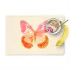 Oranje - Vlinder - Minimalistisch Placemat vinyl groot -zzzproduct_Kitchenyeah-website