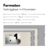 Cirkels - Strepen - Minimalistisch - Zwart Muismat XXL klein -sfeer5