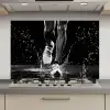 Hardloopschoenen - Rennen - Druppels - Zwart keuken achterwand spatscherm klein -3d_website