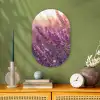 Lavendel - Paars - Zonlicht Wandcirkel Ovaal Forex klein -sfeer2