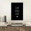 Quotes - Slaap kindje slaap - Spreuken aluminium wit klein -sfeer1