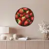 Aardbei - Fruit - Rood Fotolijst rond zonder passe partout klein -sfeer3