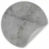 Beton - Grijs - Patronen Wandcirkel behangsticker klein 186 -3d
