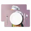 Papegaai - Koksmuts - Nieuwsgierig - Vogel Placemat vinyl groot -zzsfeer2_Kitchenyeah-website