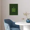 Donkergroen - Quote - Zon - Zomer poster papier klein -sfeer3
