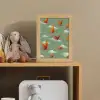 Dinosaurussen - Wolken - Sterren - Oranje Light Box met kabel klein -sfeer2_kind