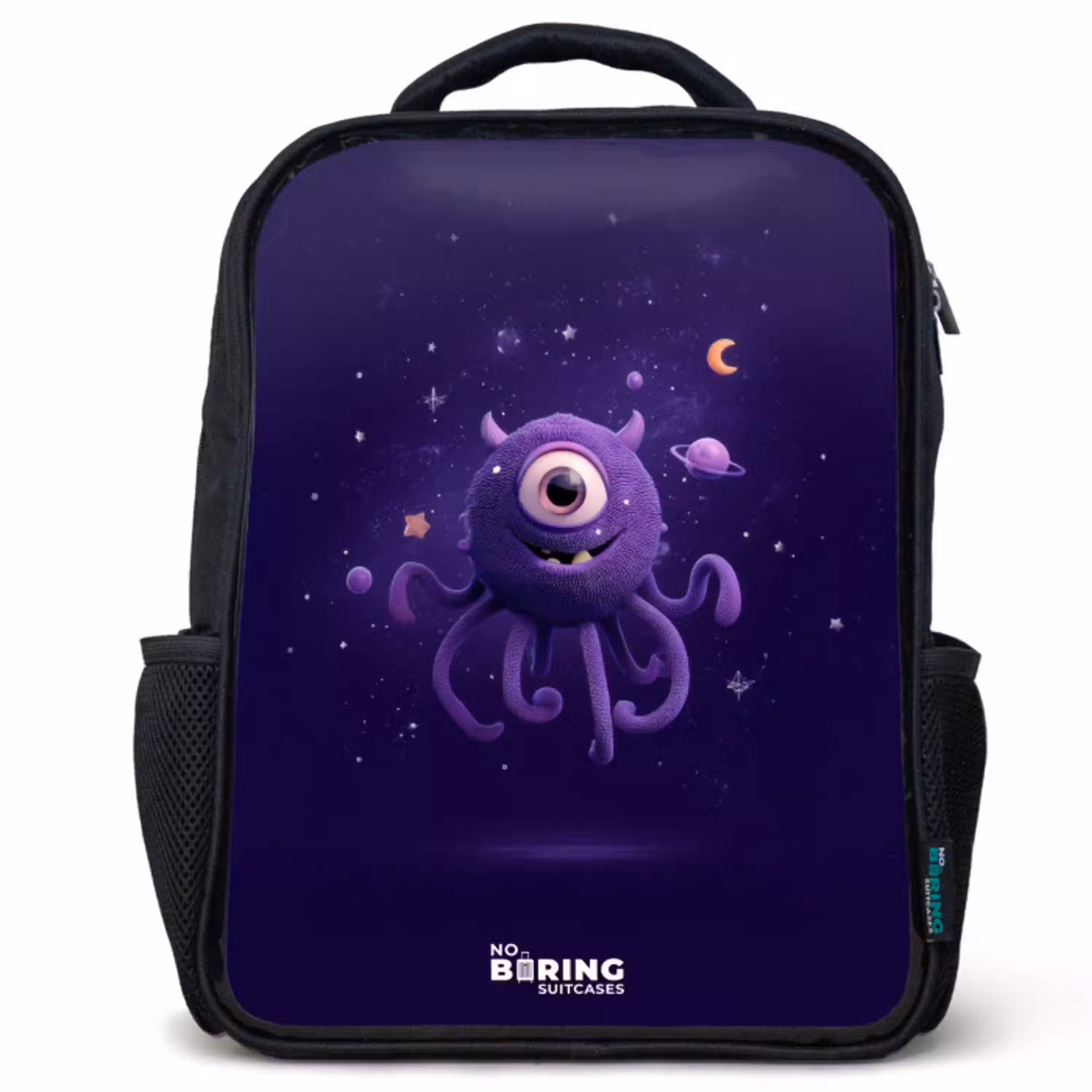 Kosmisch tentakelmonster Rugzak - Zwart middel -3d