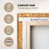 Terrazzo -  Patroon - Okergeel canvas 2cm xxl 828 -sfeer2