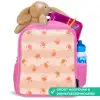 Zee - Dieren - Roze - Krab Kinderrugzak - Roze middel 863 -inhoud_NL