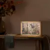 Kimono - Vrouw - kersenbomen Light Box met kabel (Tafellamp) klein -sfeer4