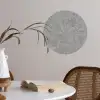 Patroon - Cement - Beton Wandcirkel behangsticker klein 186 -sfeer3