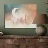 Moskee - Kleurrijke wolken - Arabisch - Ramadan - Islamitische PET vilt klein -sfeer2